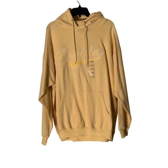 NWT Florida Gators Old Varsity Yellow Hoodie Womens Size X Large - Picture 1 of 9